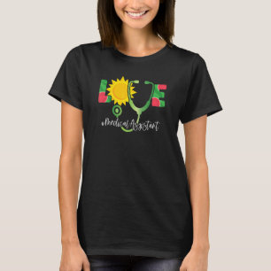 Love Medical Assistant Watermelon Pineapple Summer T-Shirt