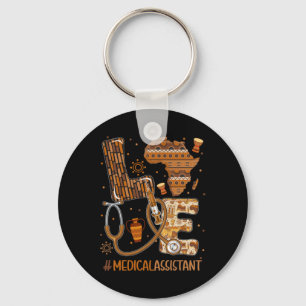 Love Medical Istant Costume Afro Black History Pro Key Ring