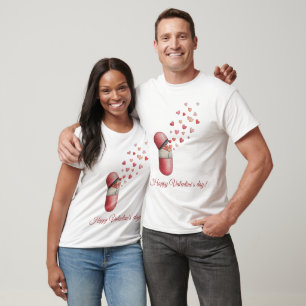 Love Medicine Valentine's Day Design T-Shirt