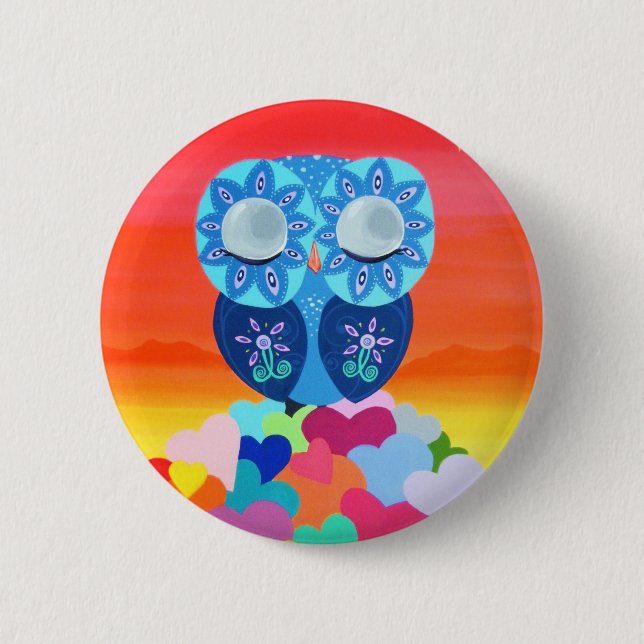Love Meditations 6 Cm Round Badge (Front)