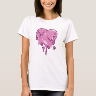 Love Melt Pixel Art T-Shirt