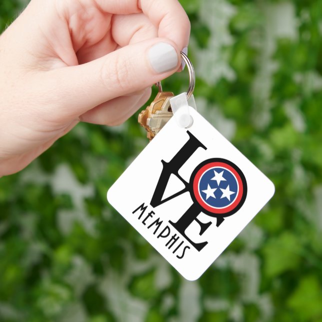 LOVE Memphis Tennessee Key Ring (Hand)