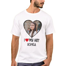 Love Men T-Shirt I Love My Girlfriend T-Shirt