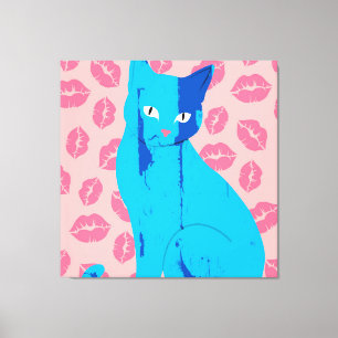 Love Meow-ment Canvas Print