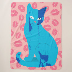 Love Meow-ment Sherpa Blanket