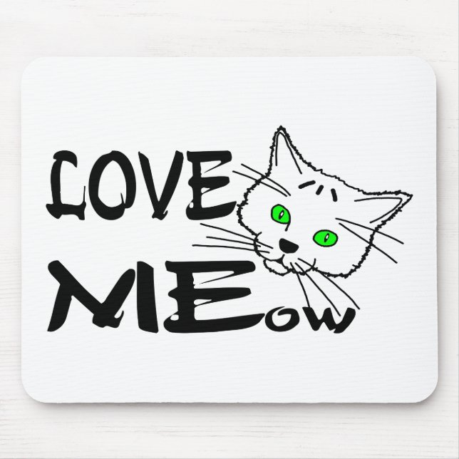 Love MEow Mouse Mat (Front)