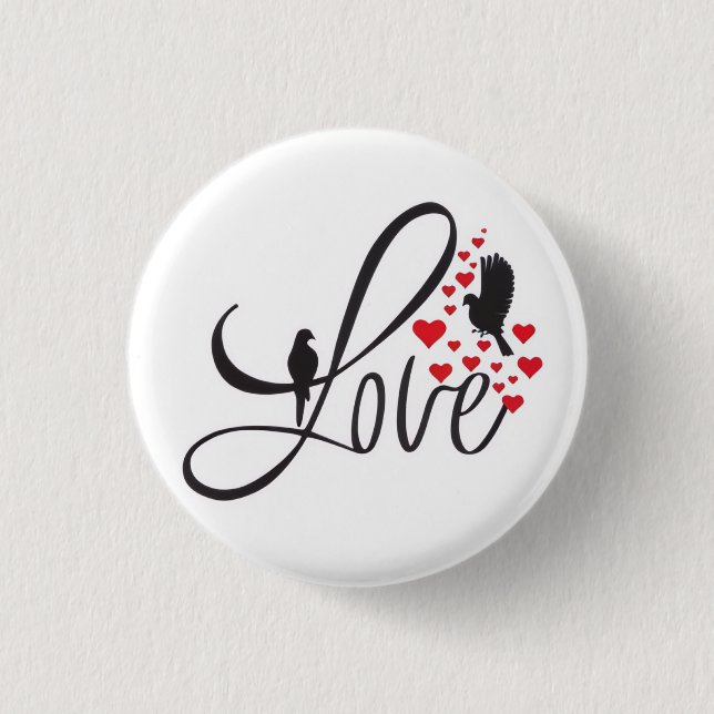 Love Merchandise 2026 Patches— Valentine Day Gift 3 Cm Round Badge (Front)