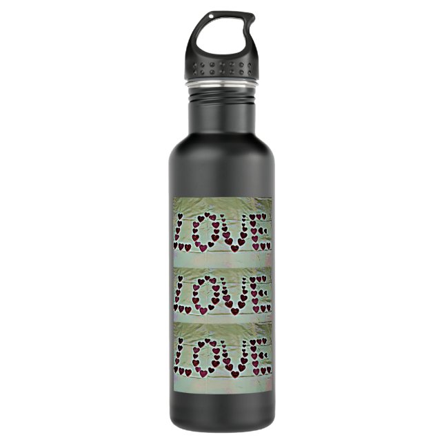 Love Message 710 Ml Water Bottle (Front)