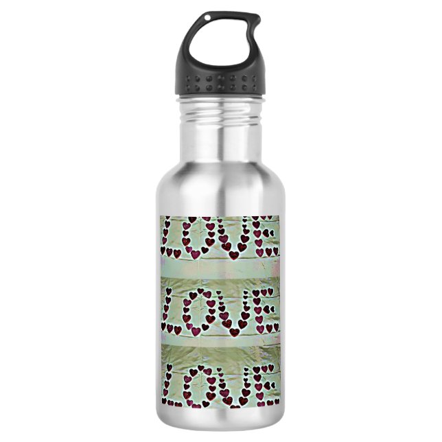 Love Message 710 Ml Water Bottle (Front)