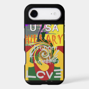 Love Message in Rasta Colours Art Print