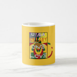 Love Message in Rasta Colours Art Print Coffee Mug