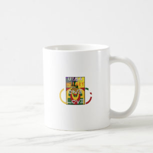 Love Message in Rasta Colours Art Print Coffee Mug