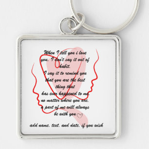 love messages key ring