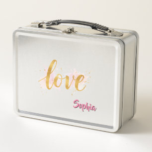 Love Metal Lunch Box