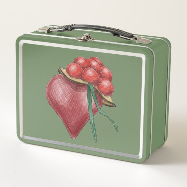love metal lunch box (Front)