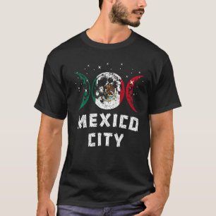 Love Mexico City Mexico Vacation Mexico Flag 1 T-Shirt