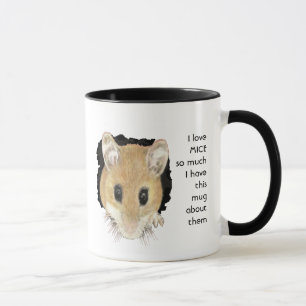 Love Mice Mouse so much I Fun Quote Mug