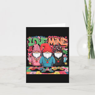 Love Mine Gnomes Urban Street Art Valentines Graff Card