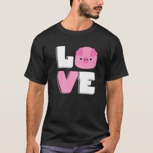 Love Mini Pig Cute Miniature Pigs Owner T-Shirt