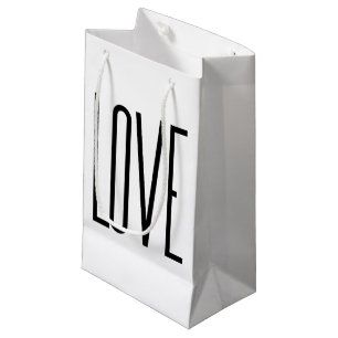 Love - Minimalist Design Small Gift Bag
