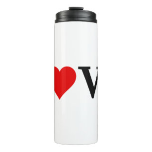 LOVE Minimalist Elegant Thermal Tumbler