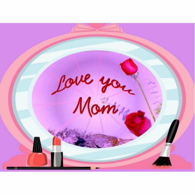 Love Mirror Photo Sculpture (Front)