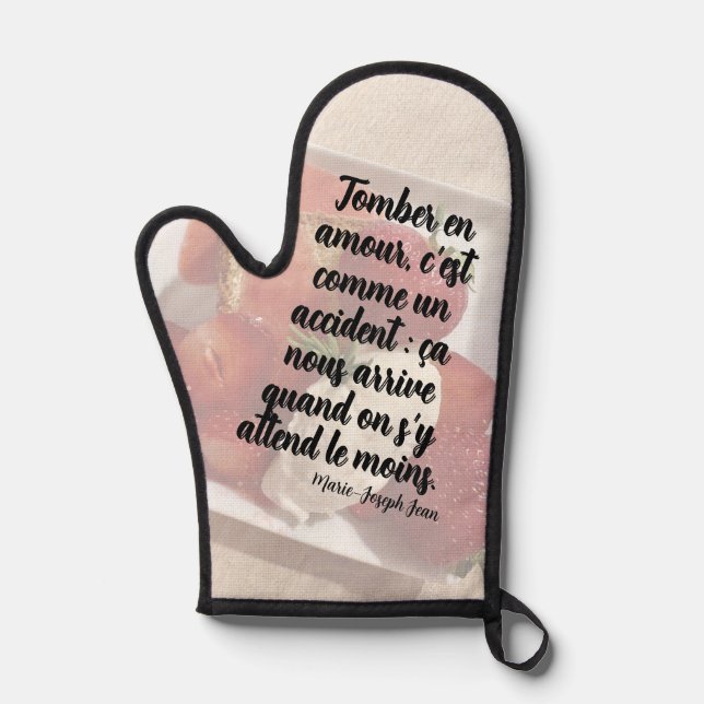 Love mitten oven mitt (Front)