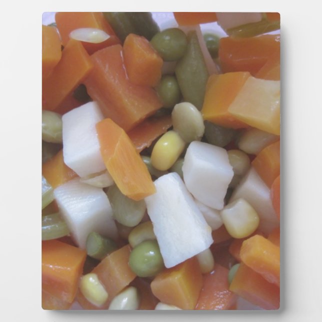 Love Mixed Vegetables Plaque (Front)