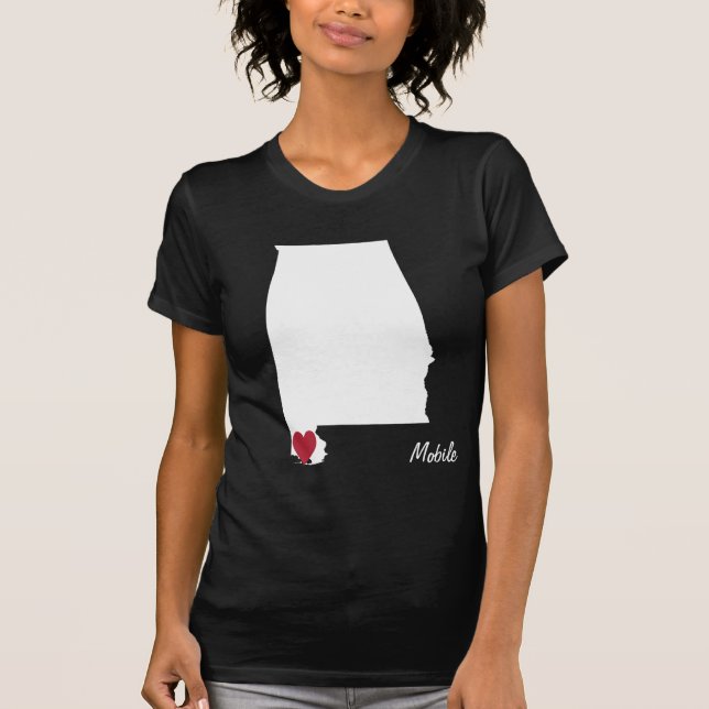 Love Mobile Alabama Shirt (Front)