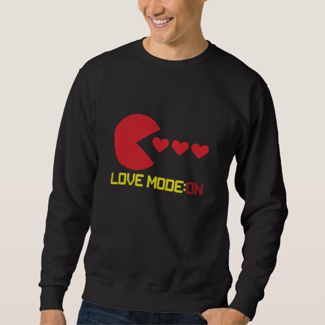 Love Mode Arcade Hearts Sweatshirt (Front)