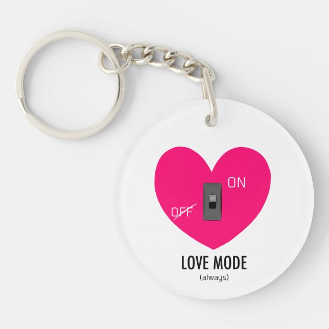 Love mode On Key Ring (Front)