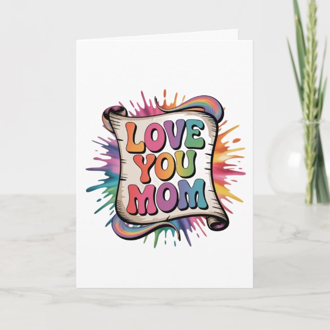 LOVE MOM HOLIDAY CARD (Front)