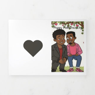 Love - moments Tri-Fold holiday card