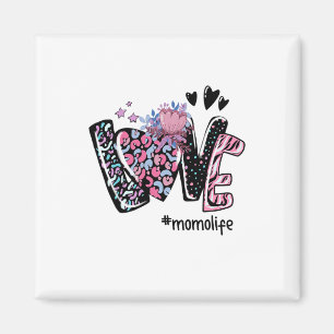 Love Momo Life Colourful - Halloween Gifts Magnet