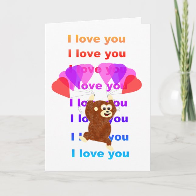 love monkey holiday card (Front)