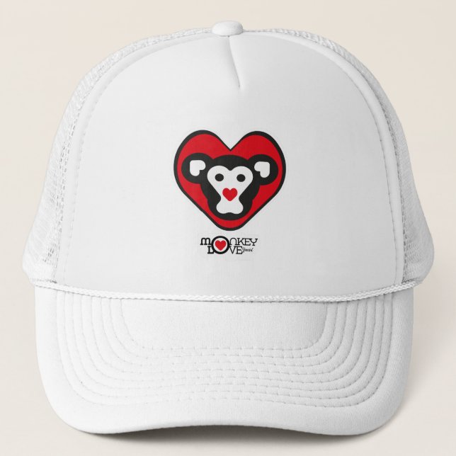 LOVE MONKEY LOVE SPECIAL by Masanser Trucker Hat (Front)