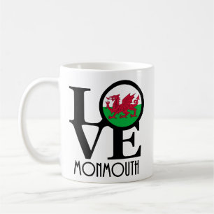LOVE Monmouth Wales 11oz Coffee Mug