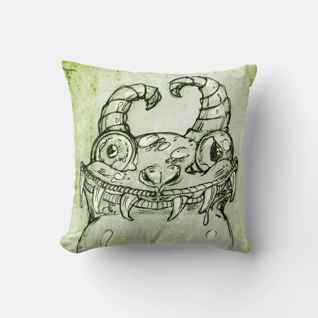 Love Monster Sketch Cushion (Front)