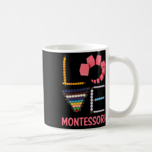 Love Montessori Education Math Teacher Coffee Mug