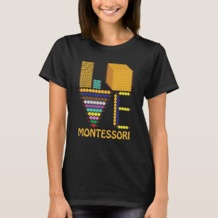 Love Montessori Teacher Education Back To School K T-Shirt
