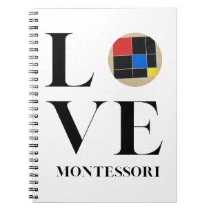 Love   Montessori   Trinomial Cube Notebook