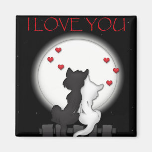 Love Moon Magnet