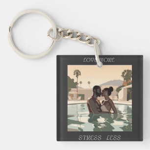 LOVE MORE DESIGN #1 KEY RING