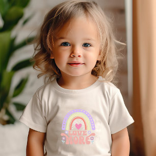 Love More rainbow Toddler T-Shirt