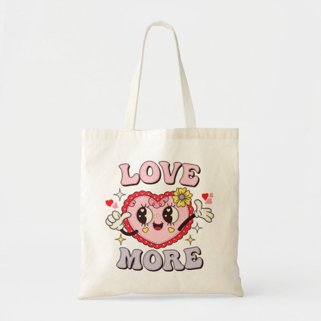 Love More Tote Bag (Front)