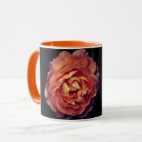 Love More Worry Less Rose Photo Mug