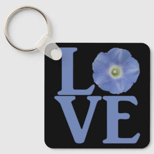 Love Morning Glory Classic Key Ring