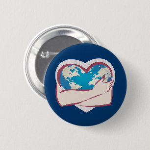 Love Mother Earth 6 Cm Round Badge