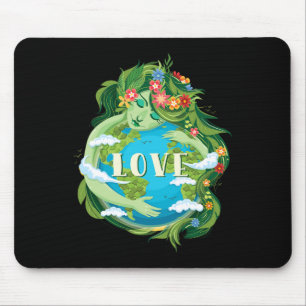 Love Mother Earth Day Save Our Planet Environment Mouse Mat