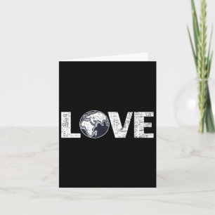 Love Mother Earth Planet Environmentalist Earth Da Card